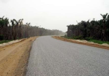 Construction of Road at Ashaka–Aboh